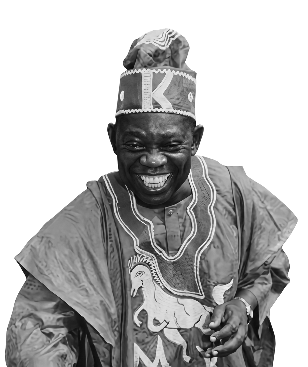 M.K.O. Abiola, Social Democratic Party (SDP) presidential candidate, 1993 portrait